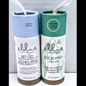 Ellia Let Go and  Eucalyptus Roll On Therapeutic Essential Oils